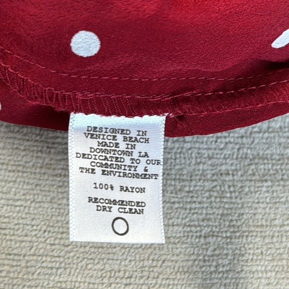 Flynn Skye  Polka Dot Short  Red Top - Picture 5 of 6